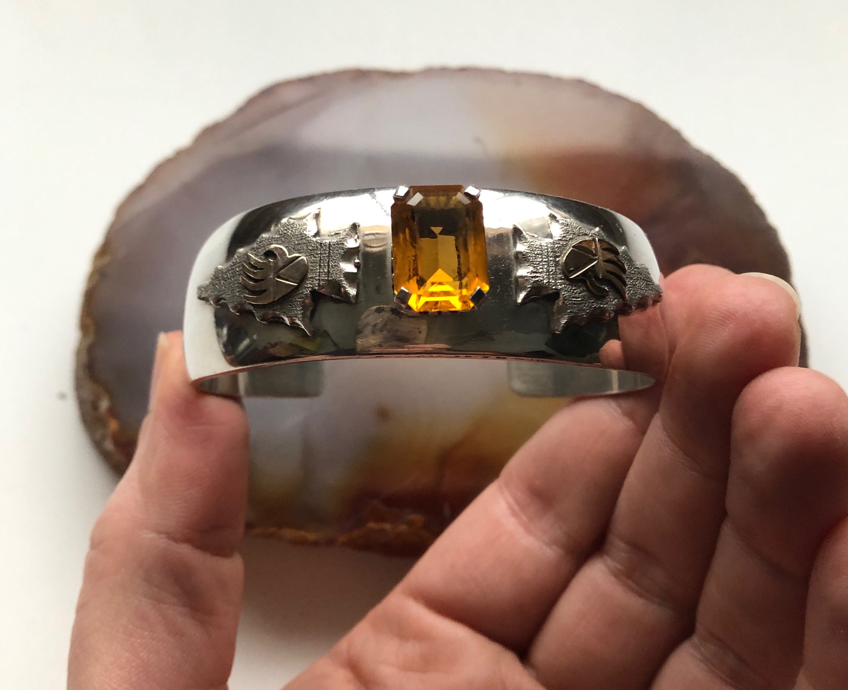 Heavy Sterling Silver 12K Gold Navajo Mark Yazzie Cuff Heavy Sterling Silver 12K Gold Navajo Mark Yazzie Cuff