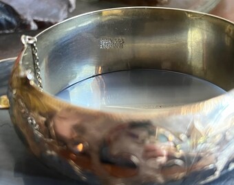 ヴィンテージ ワイド サイアム スターリングシルバー 刻印入り
