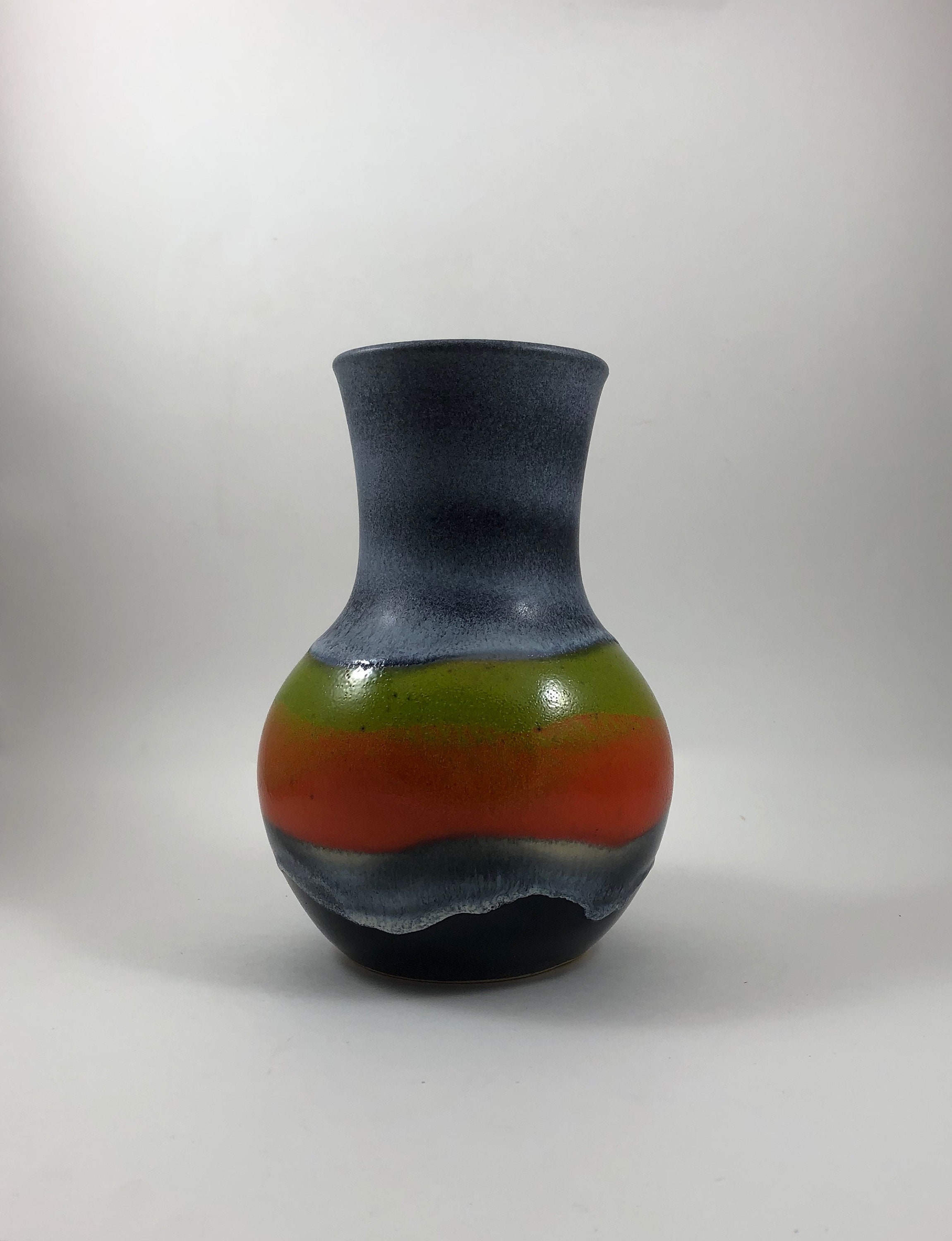 Mid Century Modern Dumler & Breiden 121 21 Fat Lava Era Orange