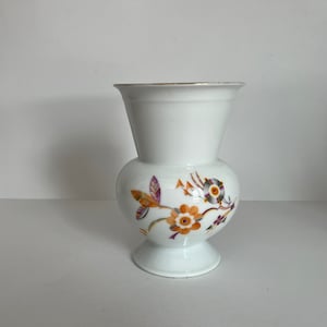 Antique Zeh Scherzer Bavaria Art Deco Floral Porcelain Vase