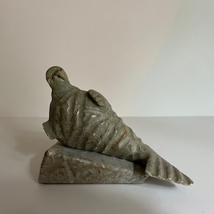 Vintage Canadian Inuit Soapstone Carving Walrus