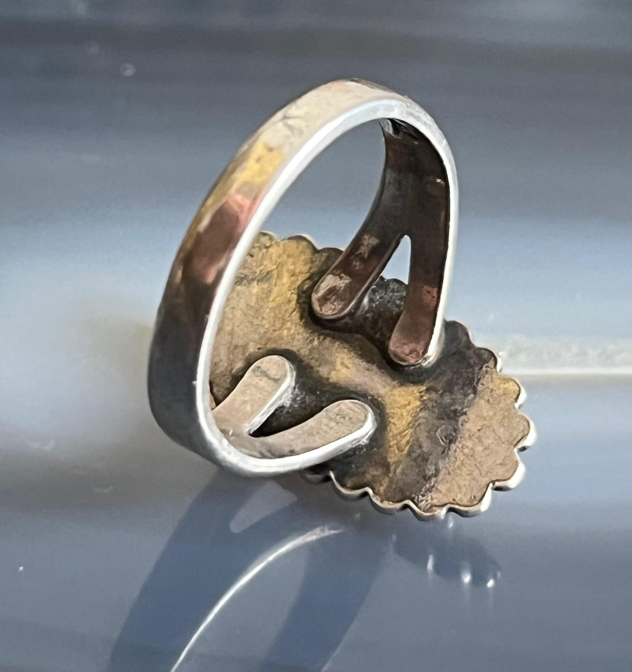 アクセサリー 1950s-60s navajo bell trading post ring 1950s-60s navajo bell trading post ring