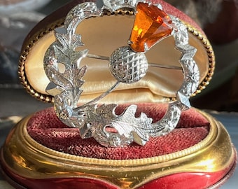 スコットランドのアンティークアザミブローチ VGC (T1) - Etsy 日本