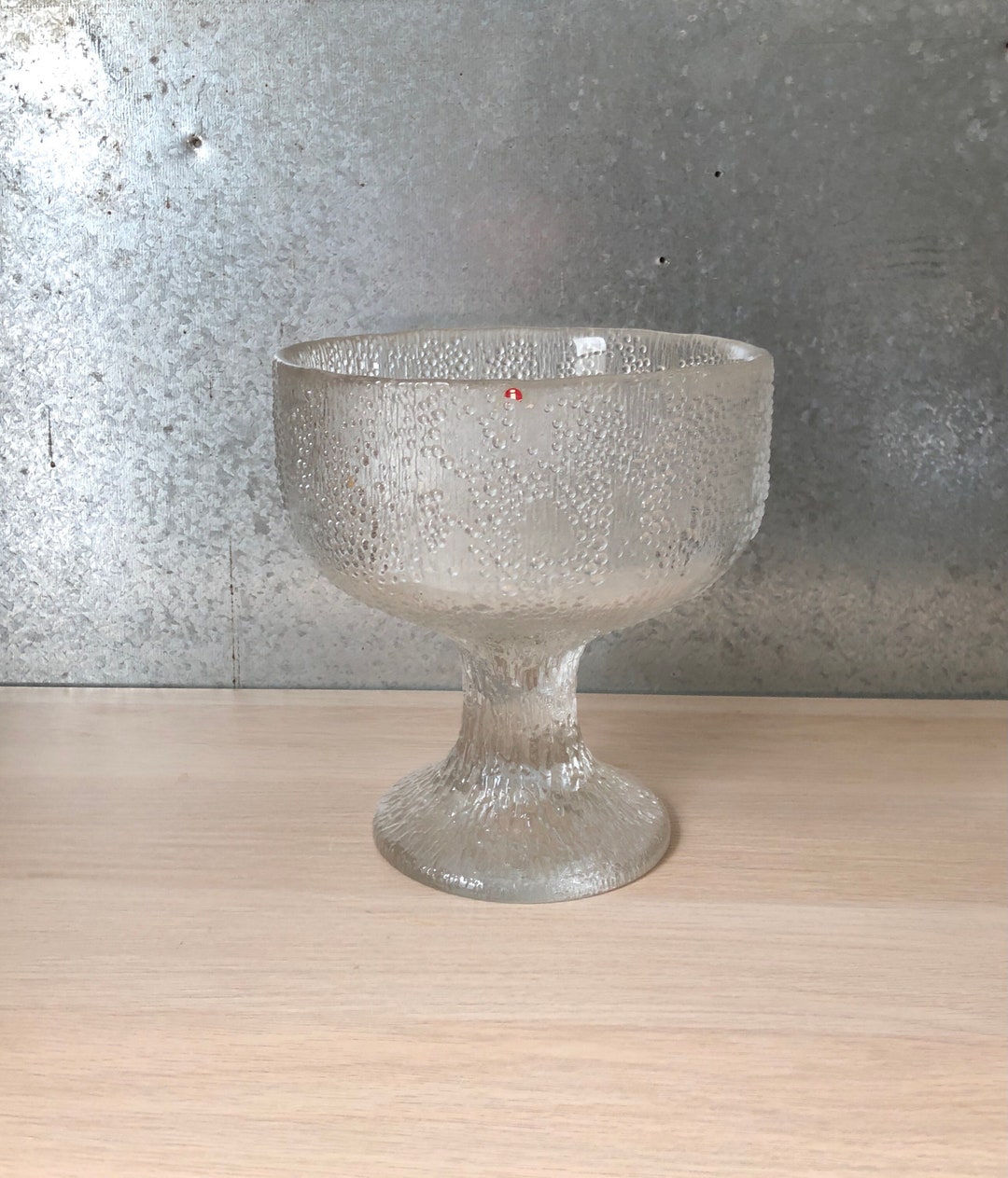 Vintage Mid Century Modern Iittala Finland Hopla Large Compote Etsy