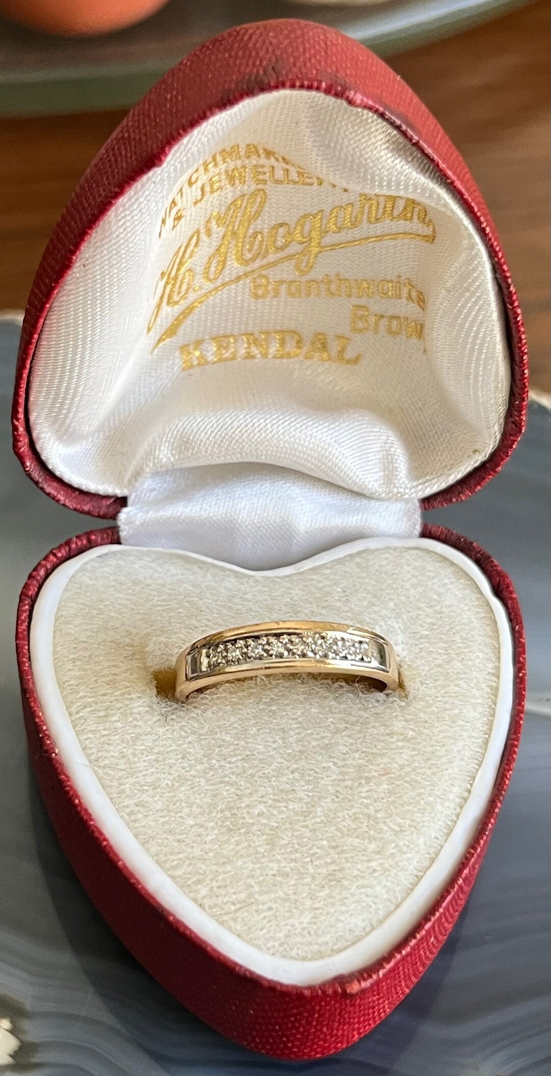 Vintage 14K Gold Columbia Diamonds Ladies Wedding Anniversary Stacking ...