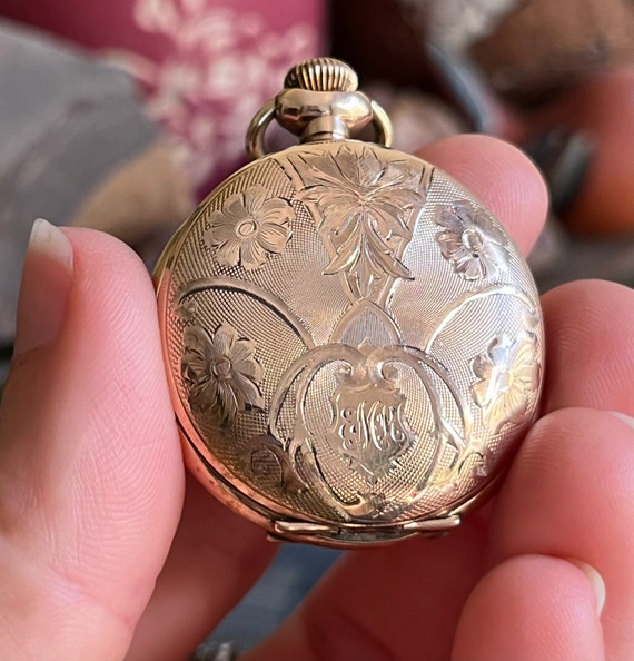 Fancy Antique 1906 DR Dingwall Winnipeg Manitoba Reloj de bolsillo