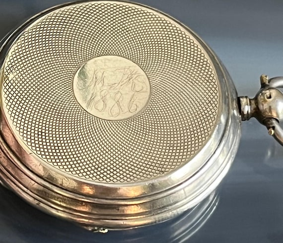 Antique 875 Silver Tobias Swiss Key Wind Hunter Pocket Watch - Etsy