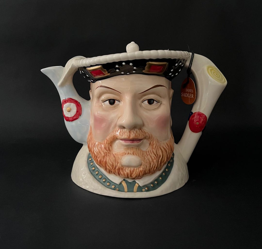James Sadler Characters of England King Henry VIII Figural Teapot