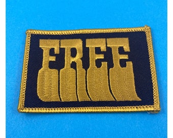 Free lettering Iron On Patch from California Doom Hippie Sixties Seventies Lettering Type Surf Skate CounterCulture Biker Motorcycle