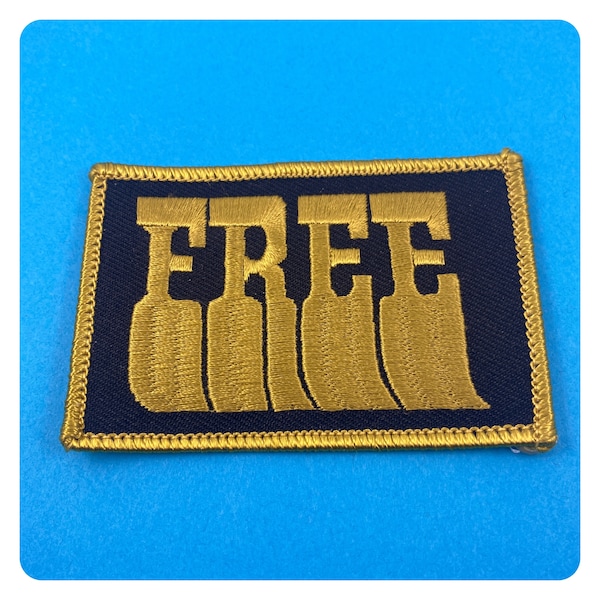 Free lettering Iron On Patch from California Doom Hippie Sixties Seventies Lettering Type Surf Skate CounterCulture Biker Motorcycle