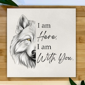 I Am With You Print | Throne of Glass Merchandise | Fenrys and Aelin | Kingdom of Ash Art | Sarah J Maas Licensed Merch |