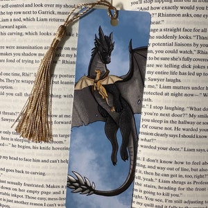All Saddled Up! Bookmark | Fourth Wing Licensed Merch | Bookish Gifts | Tairn and Andarna | Iron Flame Merch