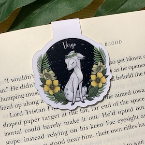 Virgo Magnetic Bookmark | Magnet Bookmarks | Bookmark Magnets | Zodiac Sign | Zodiacs |