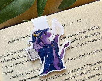 Dragon Wizard Magnetic Bookmark | Magnet Bookmarks | Bookmark Magnets | Dragon Bookmarks | Fantasy Bookmark |