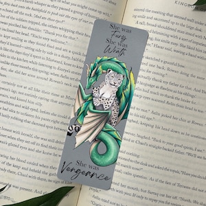 Lysandra Bookmark | Throne of Glass Merchandise | Kingdom of Ash Art | Sarah J Maas Licensed Merch |