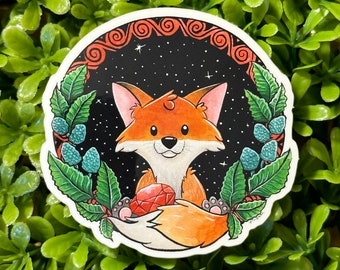 Fox Sticker | Animal Sticker | Waterproof Sticker | UV Protected Sticker | Celtic