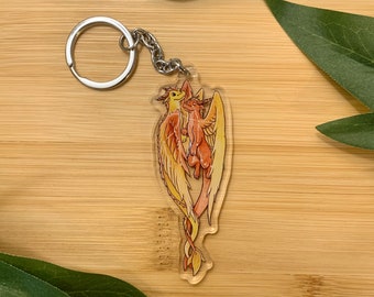 Gemini Dragon Keychain | Zodiac Sign Dragon | Dragon Keychain | Zodiac Sign Keychain | Gemini Gift | Gemini Gifts | Gemini Birthday Gift |