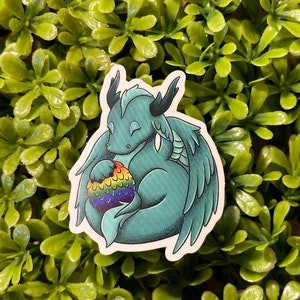 Dragon Sticker| Rainbow Sticker |Waterproof Sticker | UV Protected Sticker | Vinyl Sticker | Laptop Sticker | Decal |