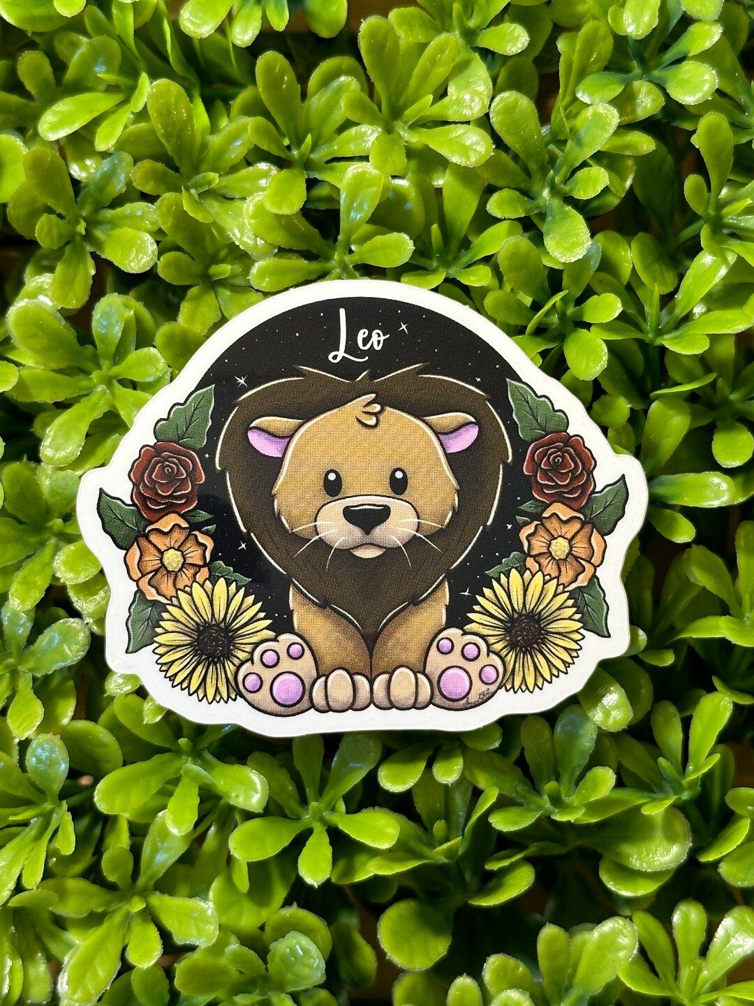 Leo Sticker | Zodiac Sticker | Waterproof Sticker | UV Protected ...