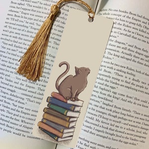 Kitty Book Stack Bookmark | Book Lover Gifts | Book Accessories | Cute Bookmarks | Cat Lover Gifts |