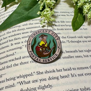 Crescent City Postal Service Enamel Pin | Crescent City Merchandise | Sarah J Maas | Bookish Merch | Pins |