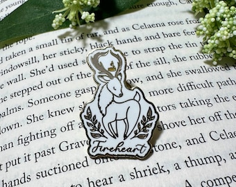 Fireheart Enamel Pin | Throne of Glass Merchandise | Sarah J Maas | Bookish Merch | Pins |