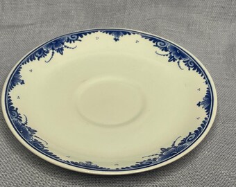 Vintage Delfts Blue Hand-Painted Saucer by Delfino – Made in Holland