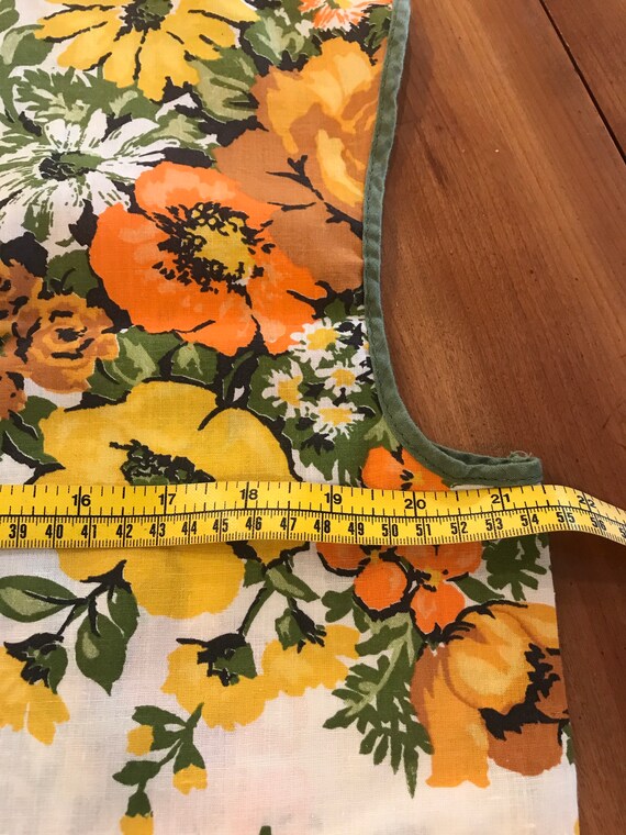 Vintage 60s floral apron / vest - image 8