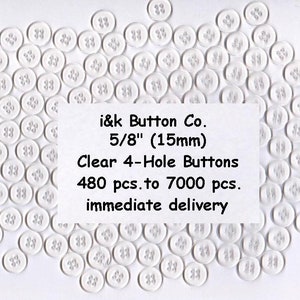 Best Deal for UTHTY Sewing Buttons Plastic Transparent Clear Buttons