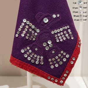 50 to 10,000 pcs. Akoya 1/2" Shell Mother of Pearl  Buttons MOP 12mm 20L Premium Quality & Thickness Ceremonial Regalia Button Blankets