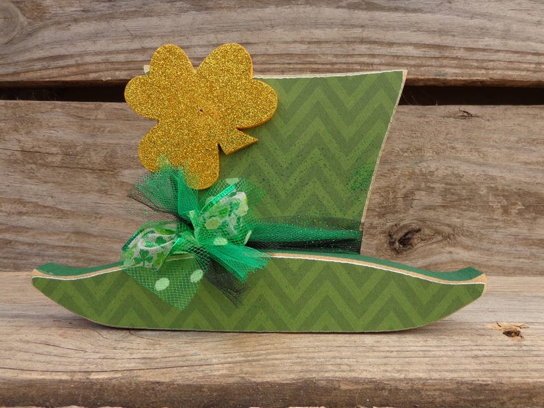 St Patricks Decor Shamrock Decor Home O Etsy