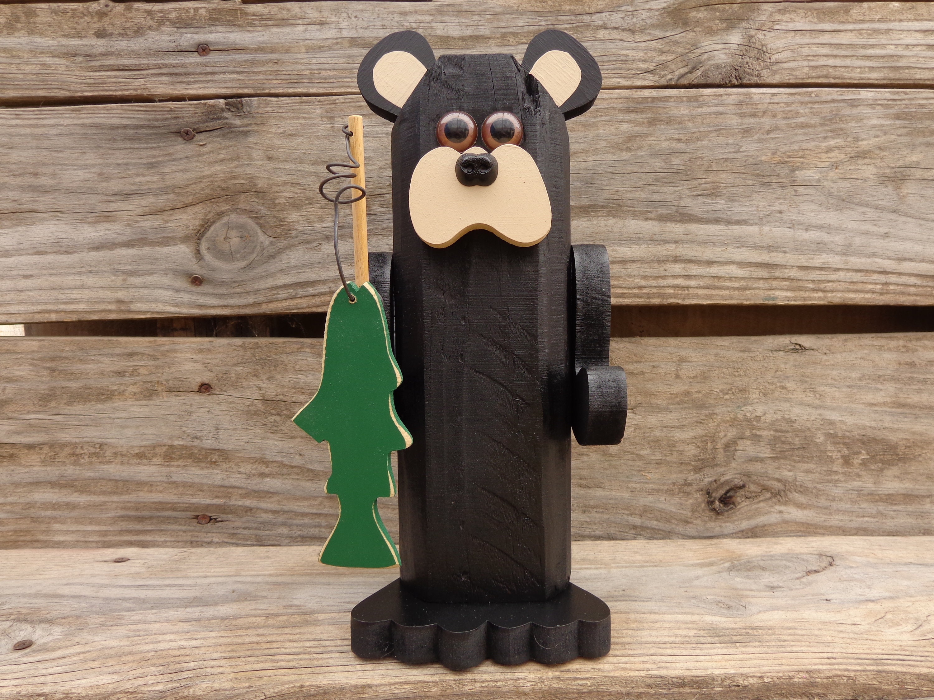 Bear Black Bear Black Bear decor Cabin Decor Bear with Etsy