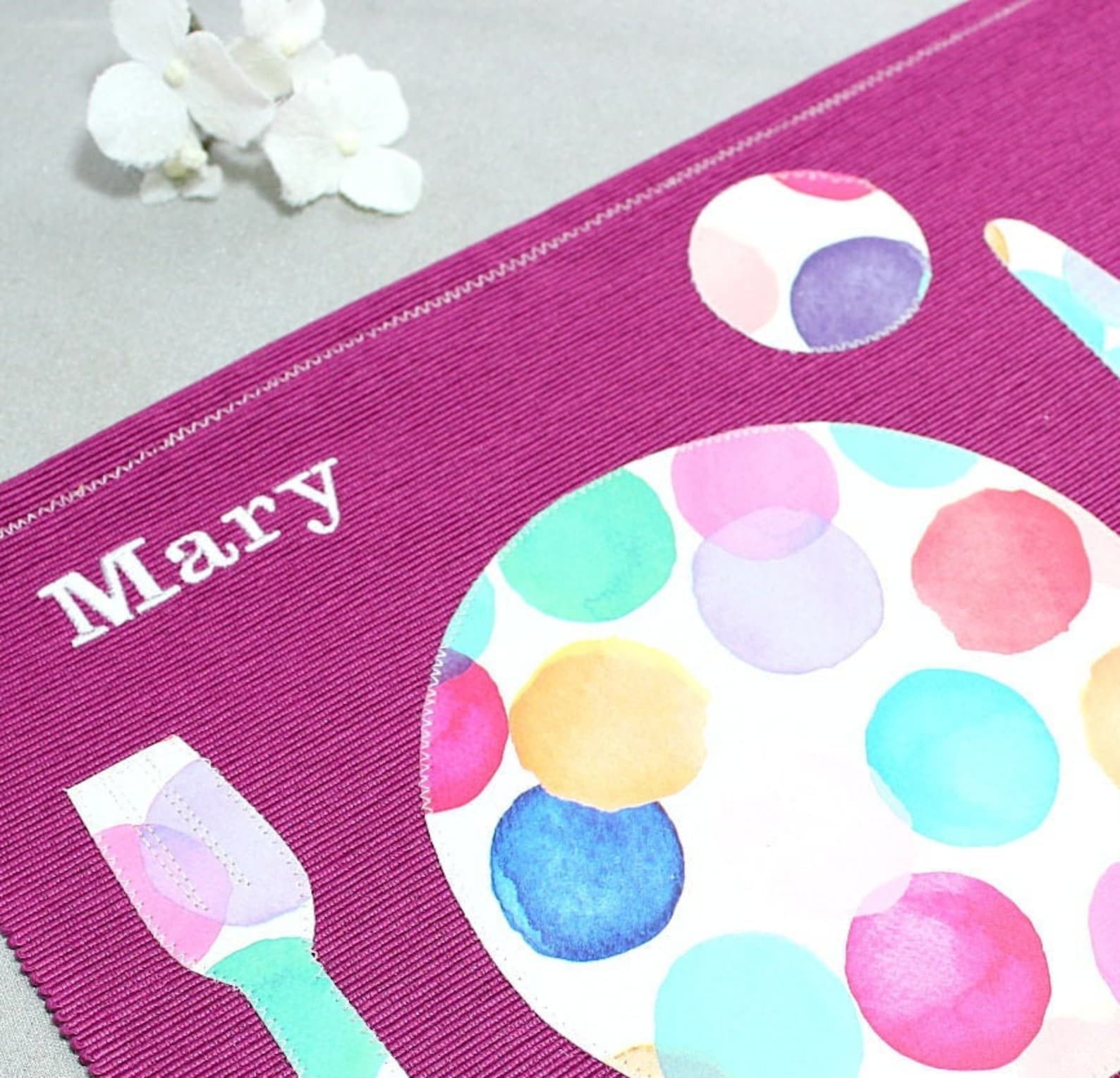 Montessori Placemat Toddler Fabric Placemat Personalized Etsy Australia