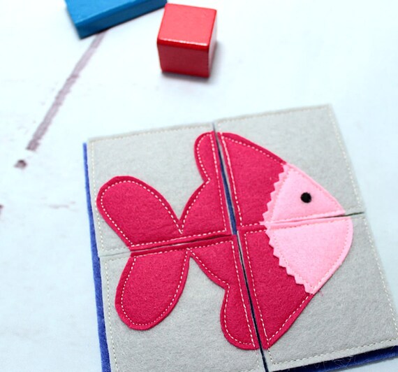 Soft Puzzle Montessori Fabric Baby Toys Busy Bags Felt Etsy