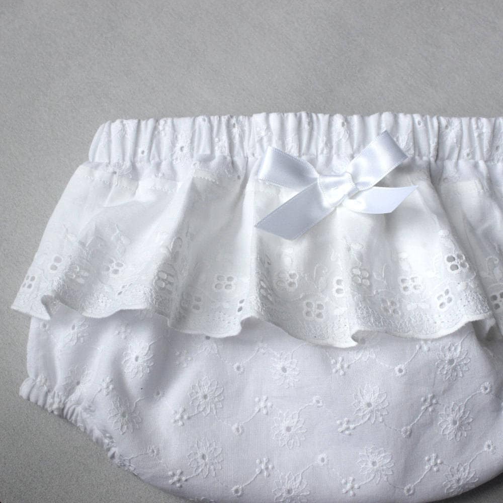 Culotte Bloomer Dentelle Bébé Fille Été - Couvre-Couche Ding-dong 0-18 Mois
