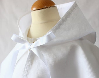 Baby Boy Christening Hood Cape,Personalized Baptism Boy outfit, Christening Baby, Boys Blessing, Baptism Cape,Baby Boy Christening Cloak