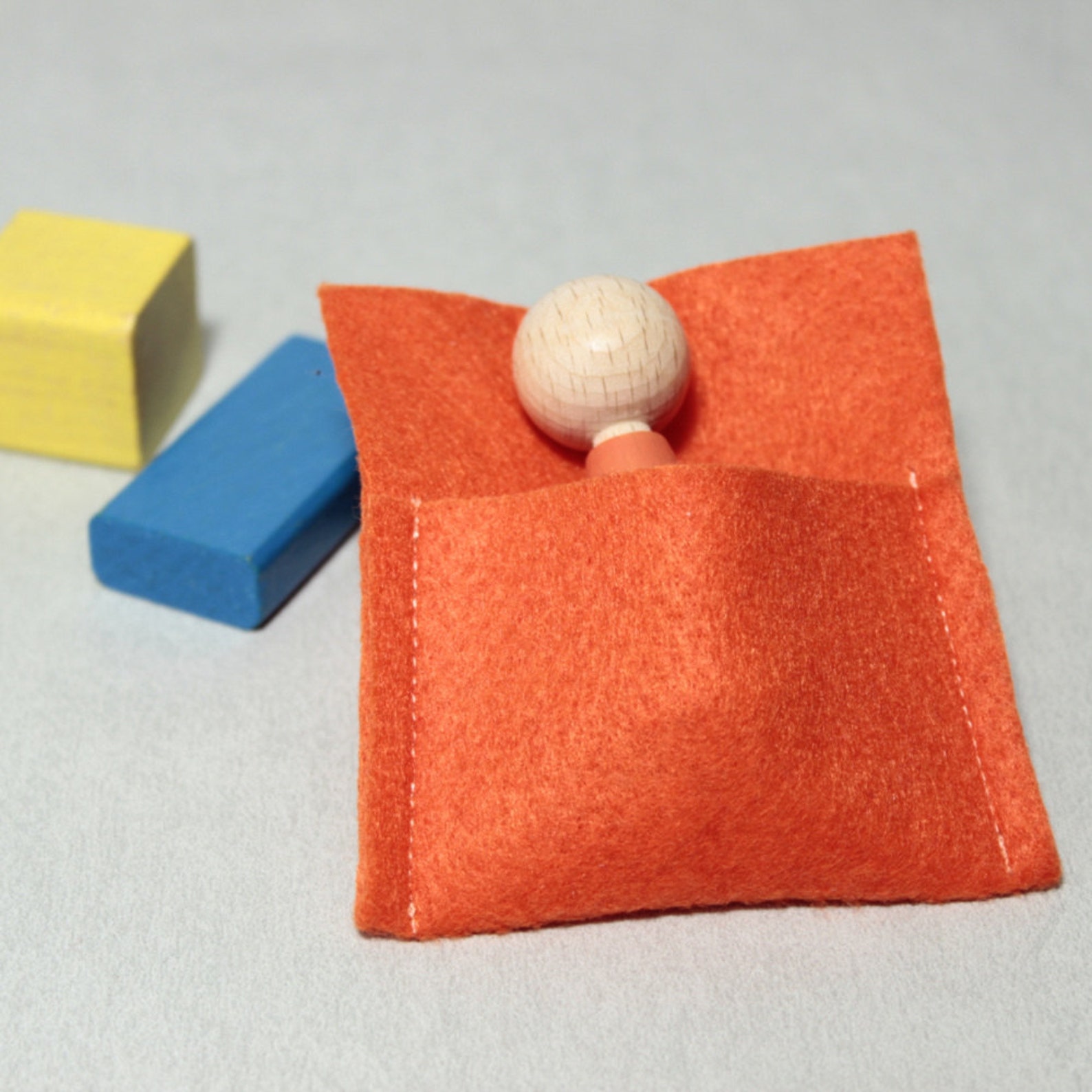 Wooden Baby Toys Peg Dolls Montessori Set 6 Matching Toys Etsy