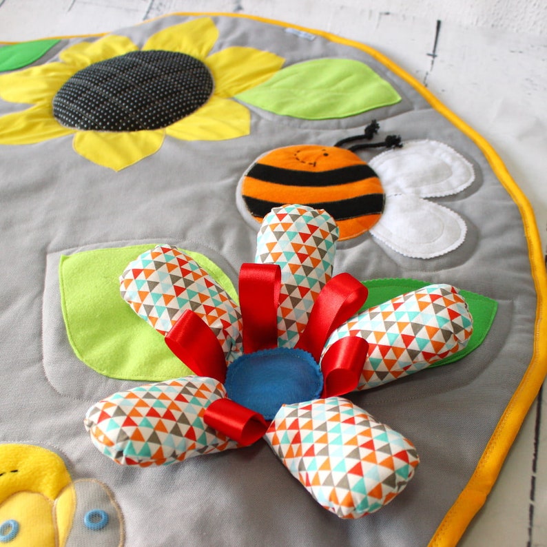 Baby Playmat Play Mat Sensory Toys Baby Busy Blanket Etsy