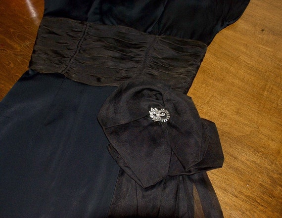 Classic Black Vintage Dress - image 1