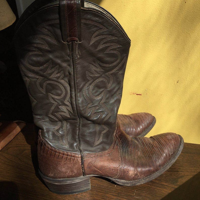 Larry Mahan lizard skin boots