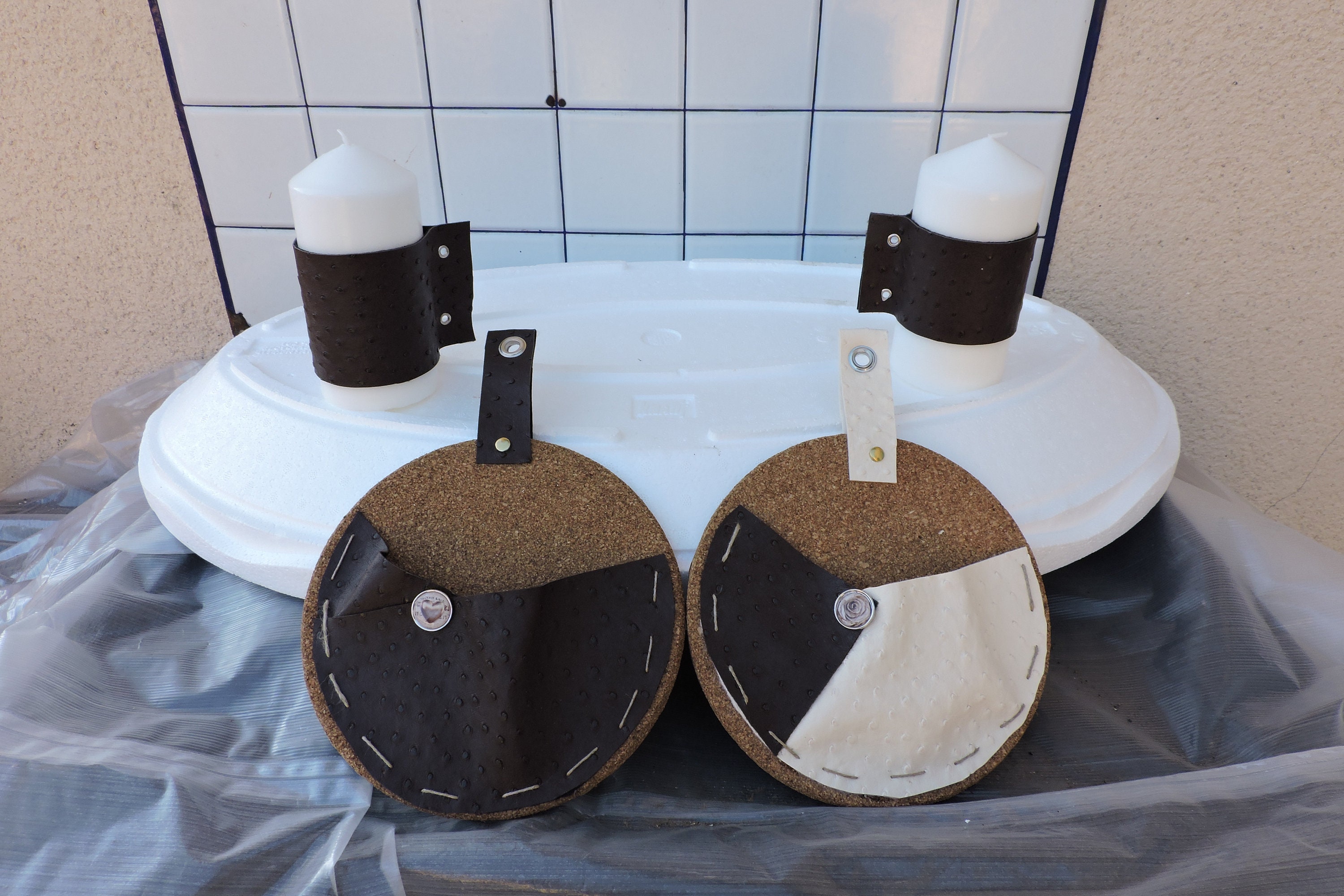 Lot Accessoires Bureau + Bougies