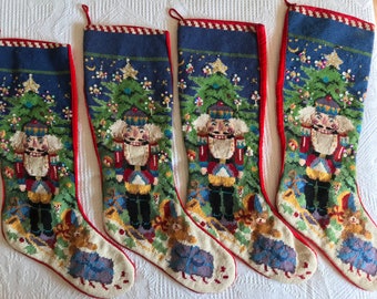 BOTTE DE NOELtissu jacquard