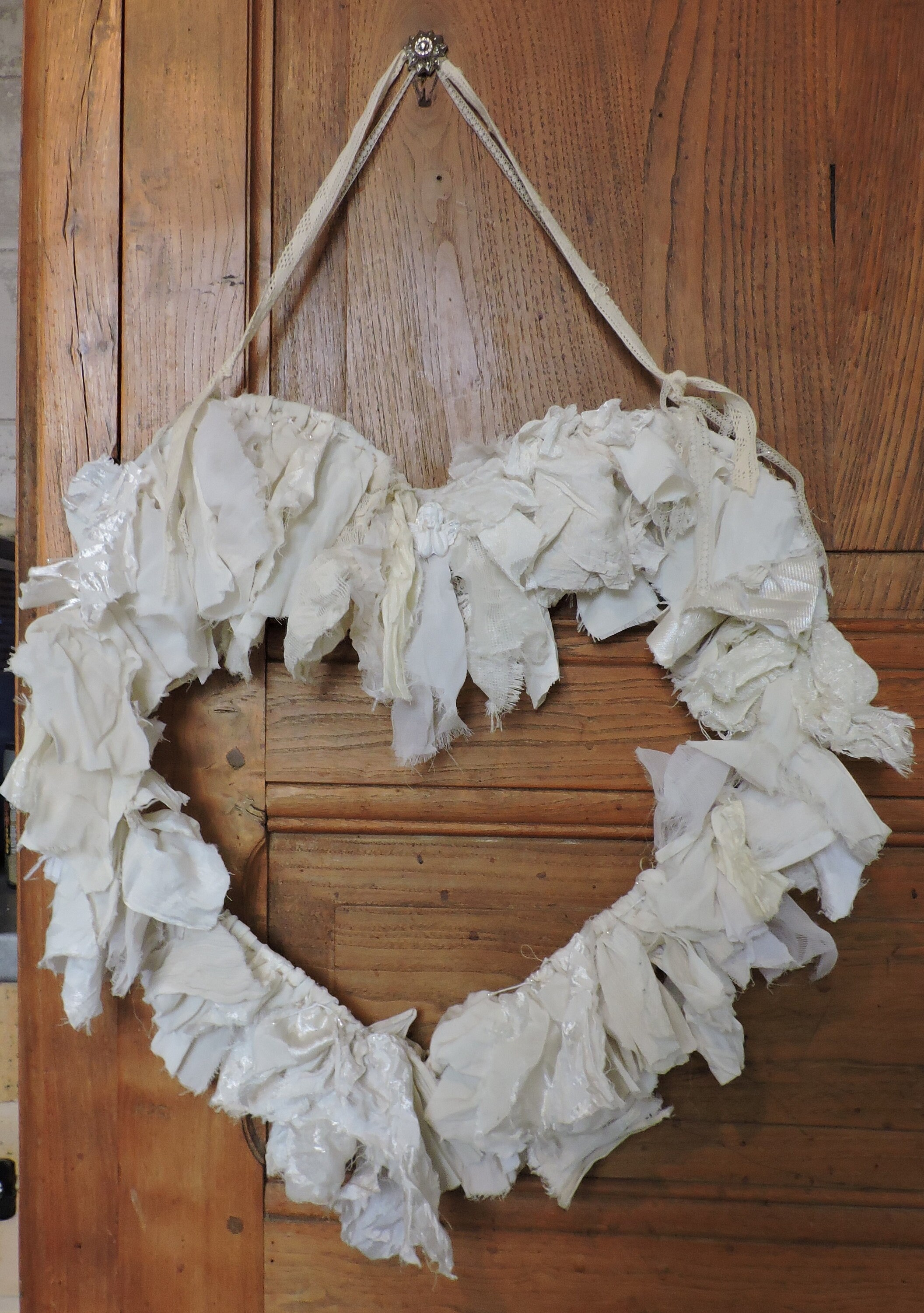 Coeur en Tissu Shabby | Esprit Récup/Upcycling