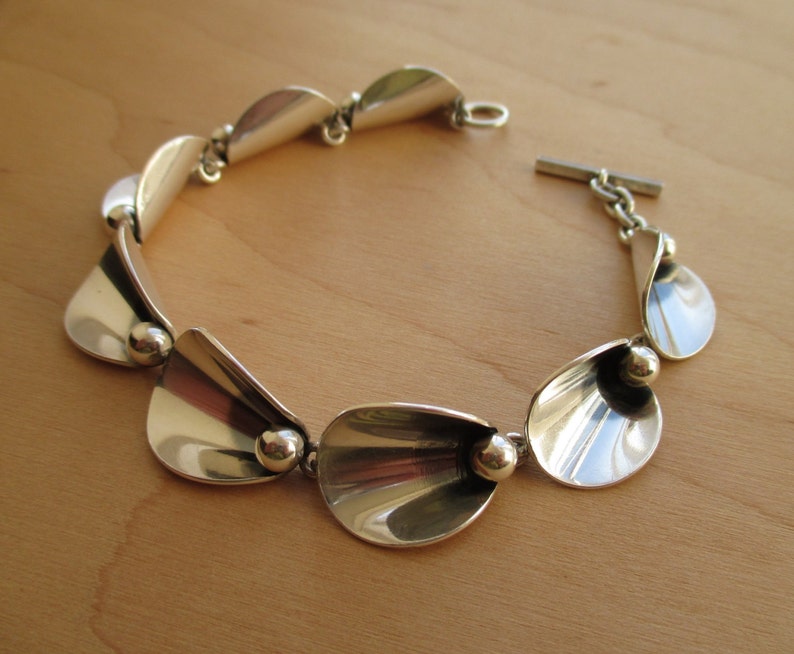 NE From bracelet Danish modernist sterling silver Niels Erik Etsy