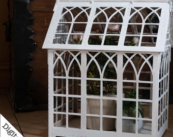 Mini Greenhouse – Laser Cut Files (SVG, DXF, PDF)