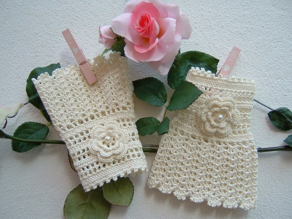 Gants Dentelle Crochet Vintage Années 1920 - Ivoire - Taille S - Originaux
