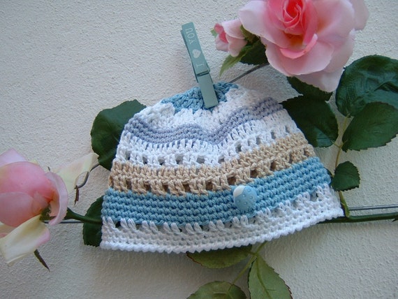 Cappellino per neonato all'uncinetto-Cappello da bebè in | Etsy Italia