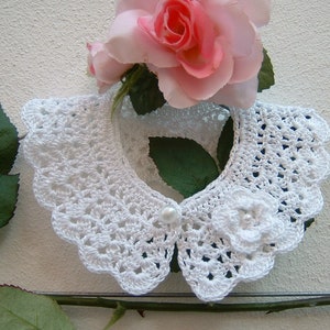 Colletto in pizzo beige colletto in pizzo di cotone applique - Italia