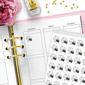 Geldscheine Planner Sticker / Bullet Journal, Filofax, Erin Condren, Happy Planner