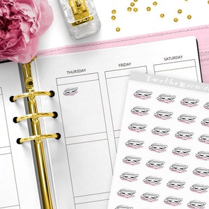 Schlafen Aufkleber / Funktionale Planer Aufkleber / Bullet Journal, Filofax, Erin Condren, Happy Planner